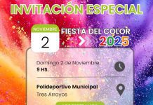 La Fiesta del Color vuelve a Tres Arroyos: diversión, baile y creatividad para todos los jóvenes
