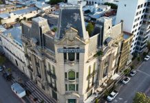 Restauran el techo del edificio de La Previsión, una joya patrimonial de Tres Arroyos