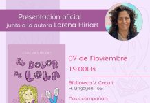 Presentan el libro “El dolor de Lola” de Lorena Hiriart en la Biblioteca Cacuri