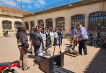 Gran convocatoria en la muestra estática y dinámica de la Escuela Técnica N°1