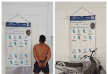 Circulaba en una moto con numeración suprimida y fue aprehendido