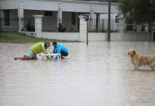 Avila explicó los problemas de drenaje en Claromecó y volvió a reclamar la obra de pluviales