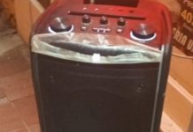 Intentaron robar un parlante y uno de los sospechosos fue aprehendido