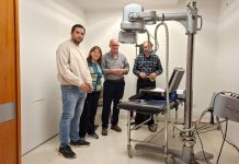 Avanza por etapas la instalación del nuevo equipo de Rayos X en Claromecó