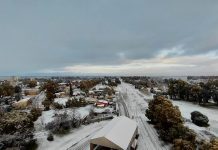 Cascallares amaneció cubierta de nieve