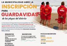 La Municipalidad abre la inscripción para guardavidas de las playas del distrito